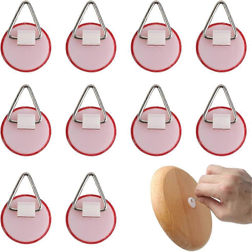 Non-Trace Wall Support Hooks,Wall Hooks,Plastic Hooks,Wall Picture Hook,Frame Hook,Invisible Plastic Wall Hook,20 Pcs,2024 Ping