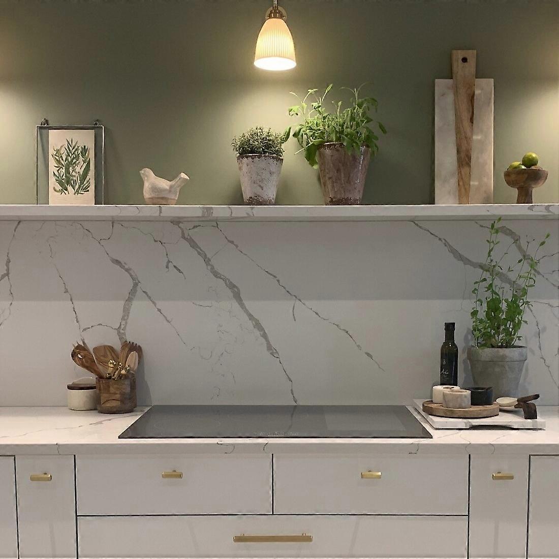 Solid Brass Hexagonal T Bar Handle - Gold