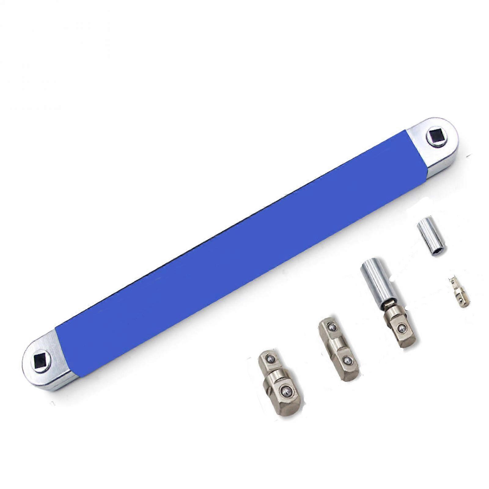 Speed Pro Offset Extension Wrench - ProSpeed Ratchet Extension Wrench Impact Tool with 1/2", 1/4" and 3/8" Square Drive Adapters, Speed Pro off Set Ex