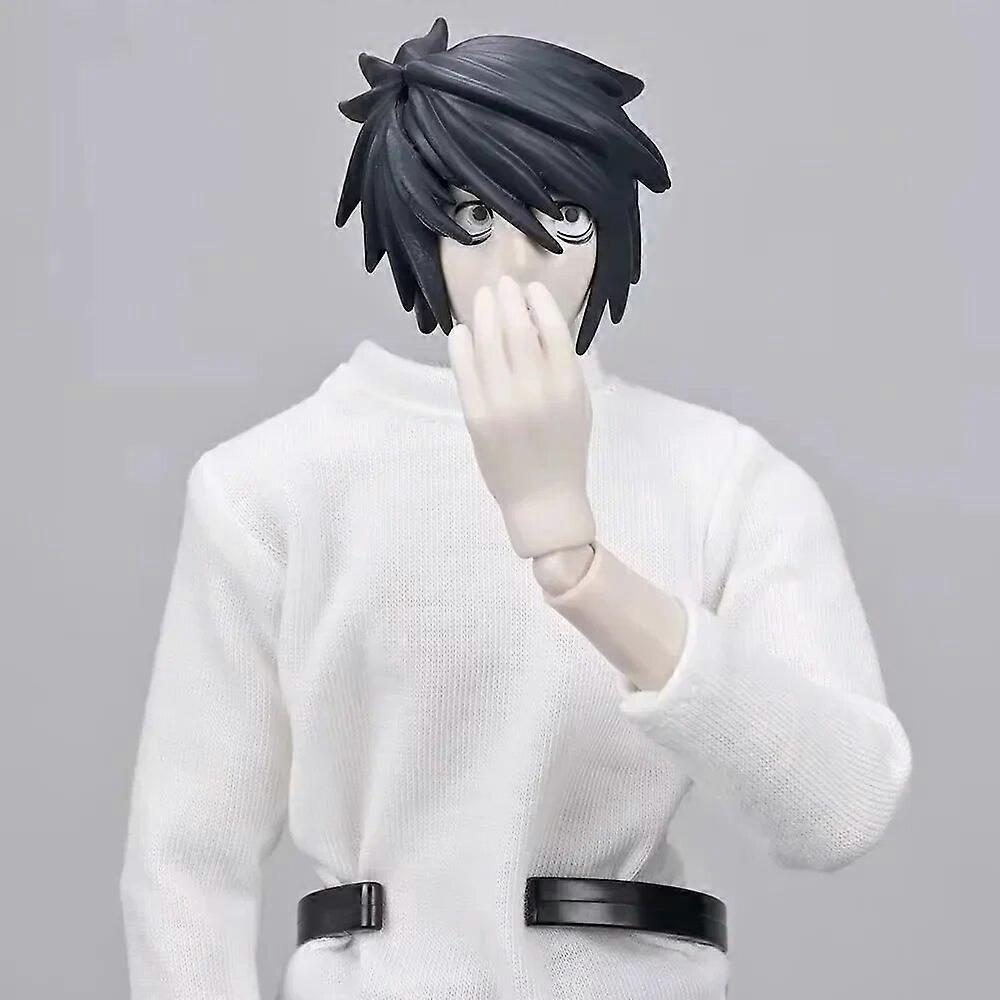Death Note Figurine 10 Cm: L Lawliet E Yagami Light - Action Figure In PVC Per Collezionisti - Decorazione Da Scrivania