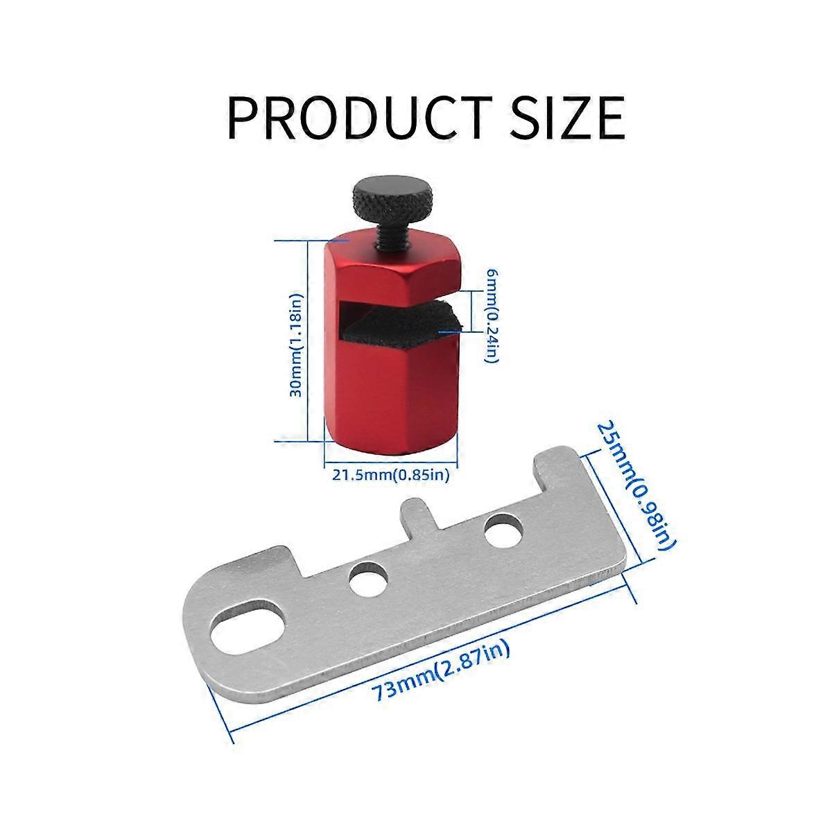 Tall Stair Gauges for Framing Square with Holder and Anti Lost Non Framing Square Stops Stair Gauge