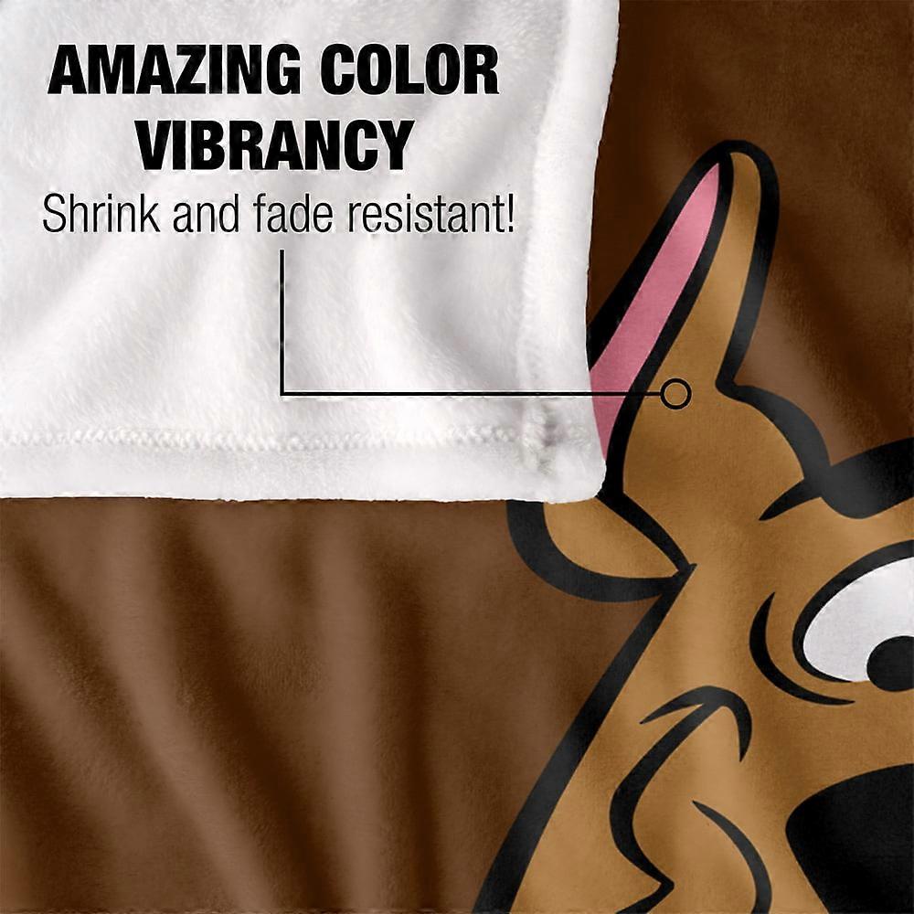 SCOOBY DOO! Kuscheldecke 152x127cm - Superweiche Mikrofaser Decke