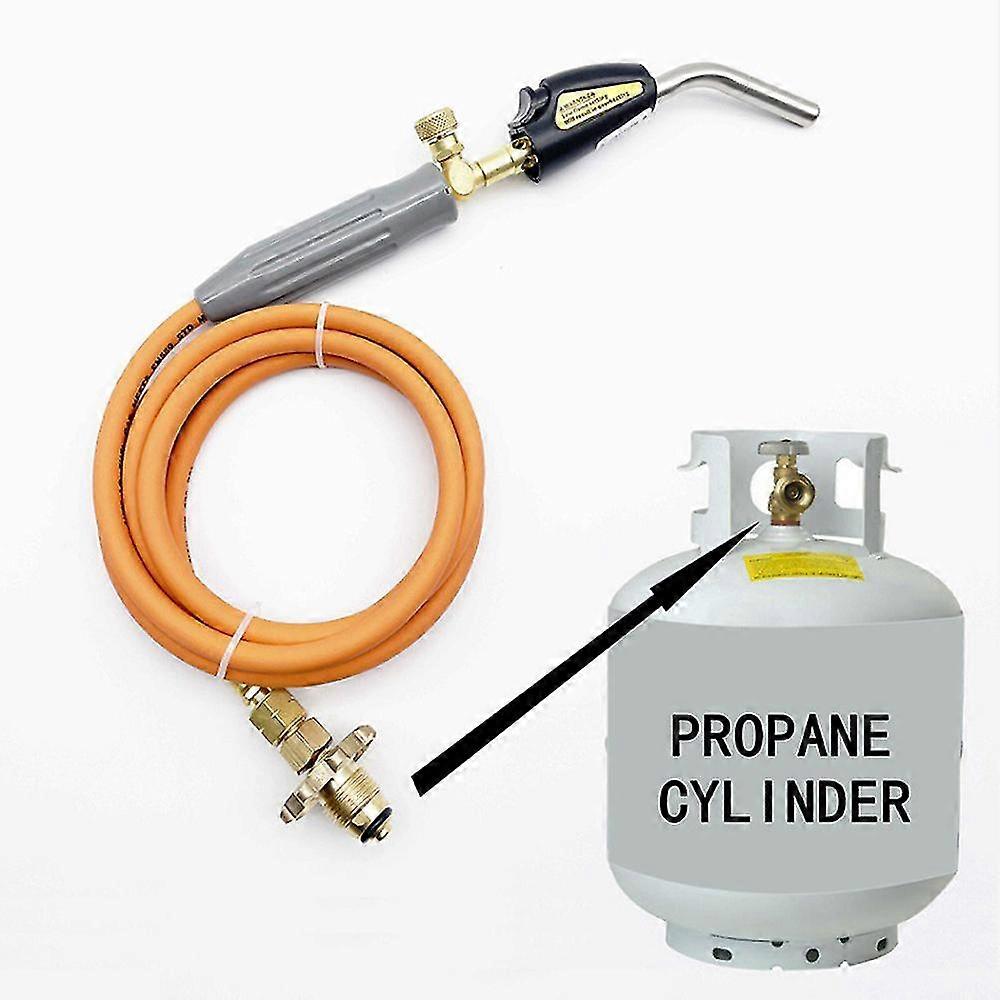Handheld Propane Torch Liquefied Gases Welding Soldering Tool With Piezo Ignition Firepower Adjustment