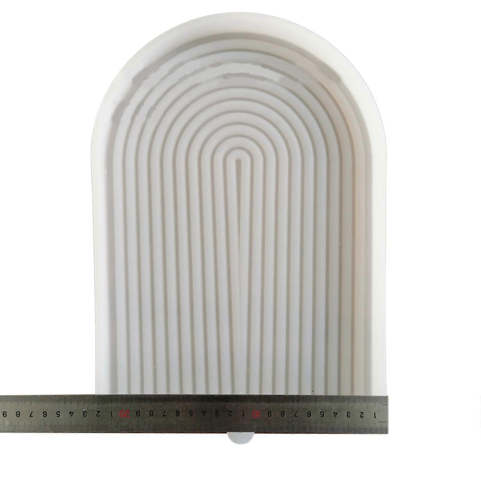 Diy Crystal Round/Half Oval Coaster Mold Epoxy Mold Suitable for Resin Casting