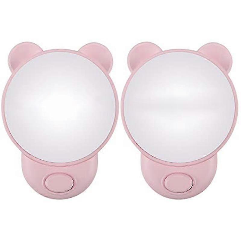 Night Light Children's Socket With Switch Led Bedside Lamp For Plug Light Suitable For Bedroom 2pcs