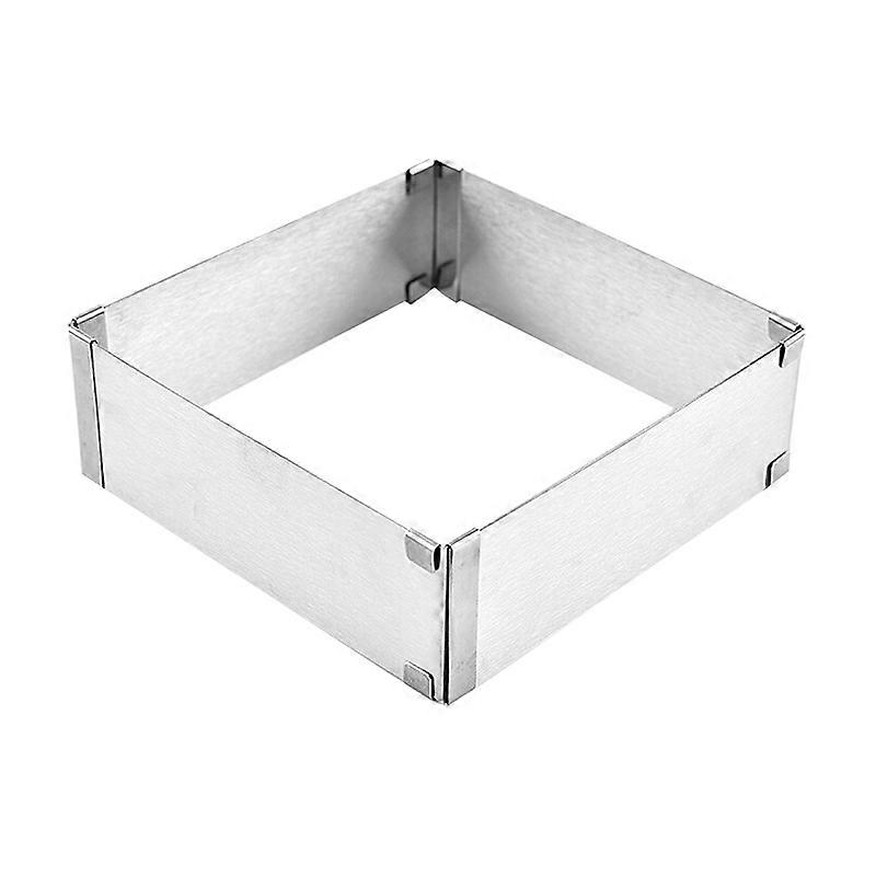 Justerbar fyrkantig kakform i rostfritt stål, mousseskärare, bakformsverktyg KAESI KAESI