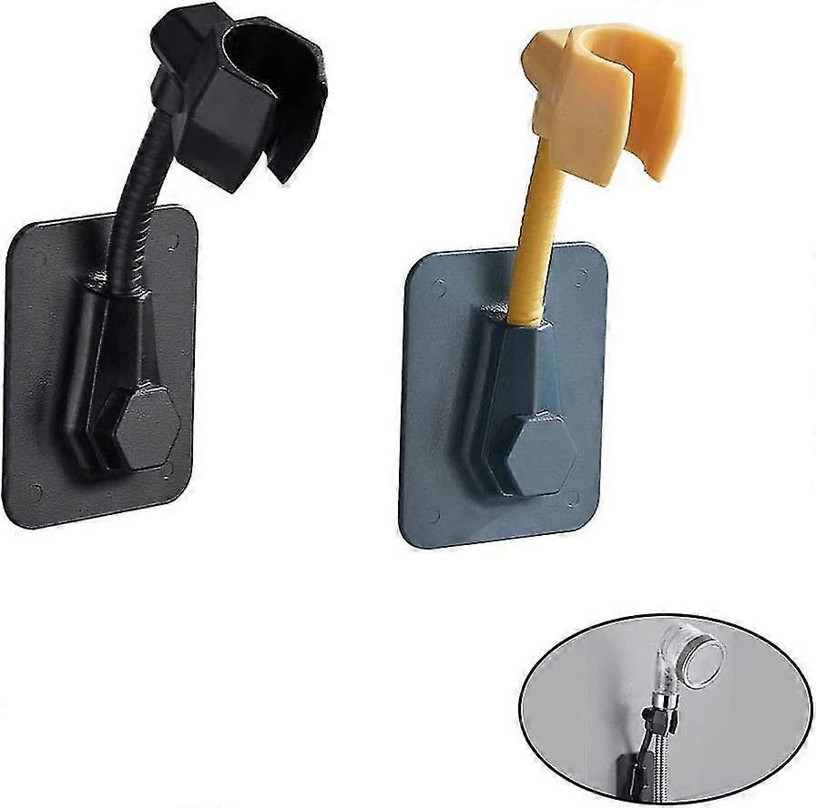 2 Pieces Adjustable Shower Bracket, Wall Mount Shower Bracket, Bidet Sprayer