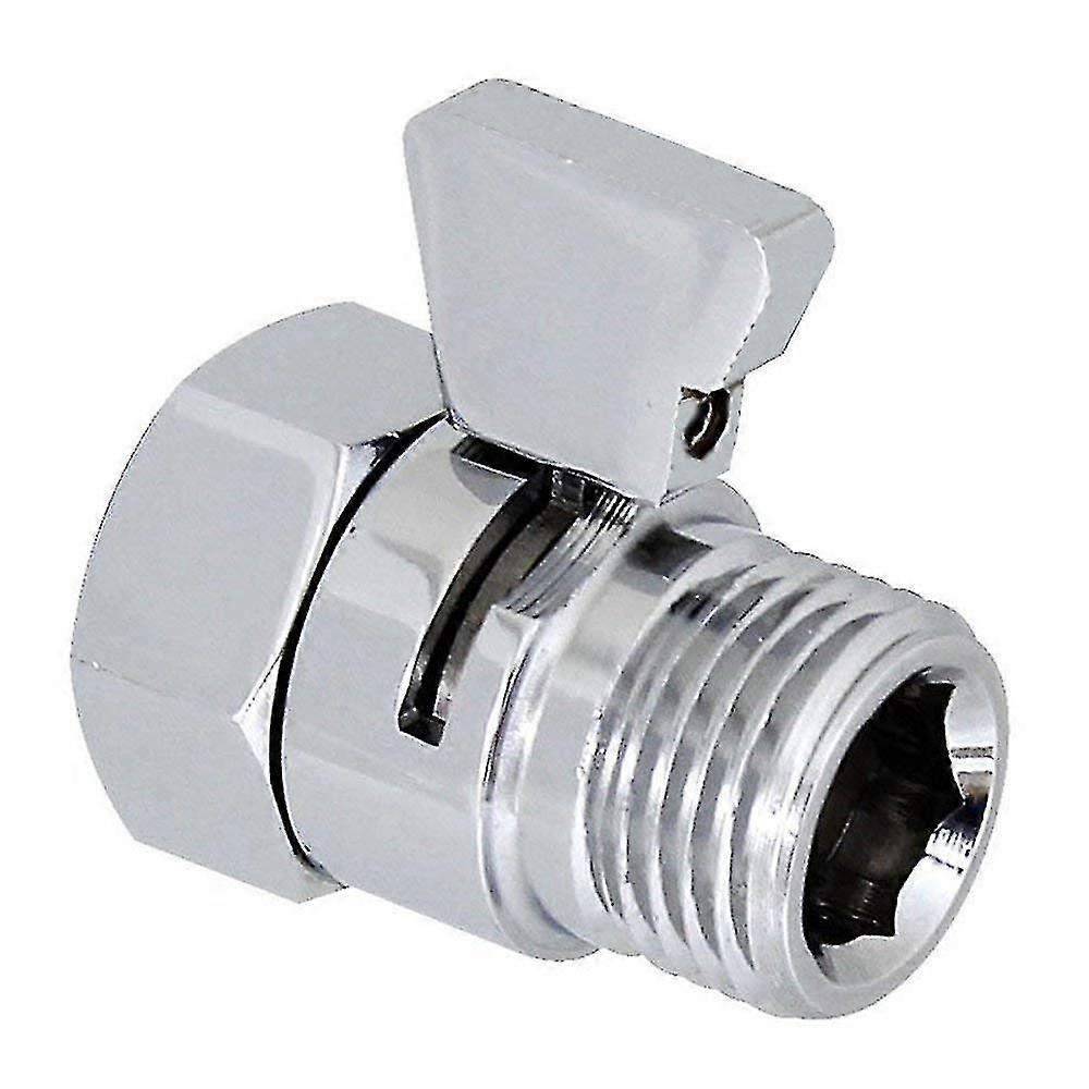 Diverter Hose Fitting T Shape Adapter Connector For Angle Valve Hose Bath Shower Arm Toilet(silver)(1pcs)