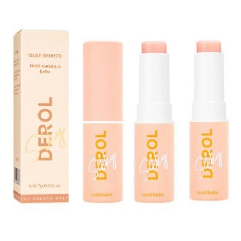 1-3 bustine Derol Silky Smooth Collagen Multi Moisturizing Balm Stick Idratante Bounce Antirughe Idratante G 3pcs