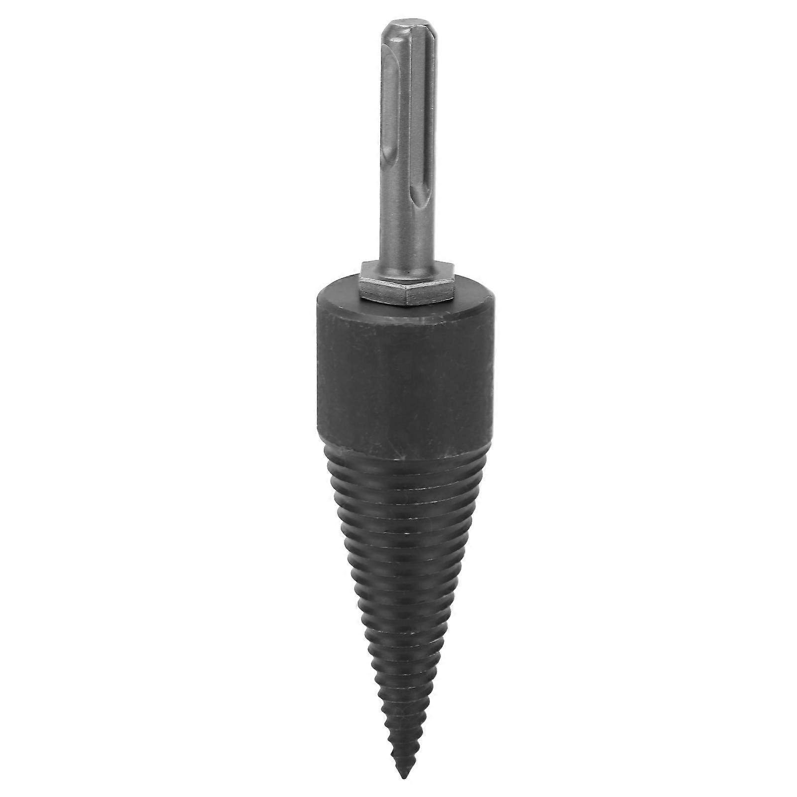 Firewood Splitter Drill Bit Disassembling Screw Cone Square Handle Wood Splitting Accessories
