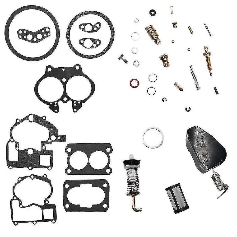 Carburetor Rebuild Kit Compatible with Mercury Marine Carb Repair Rebuild Kit Compatible with Mercruiser Mercury Marine 3.0