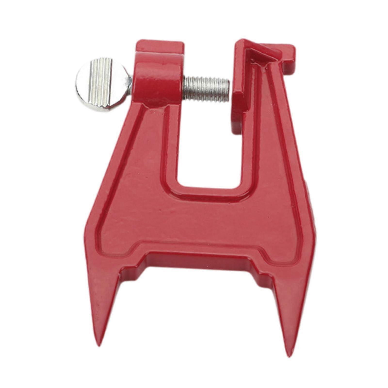 Chainsaw Sharpening Accessory Portable Woodworker Chainsaw Filing Stump Vise Red