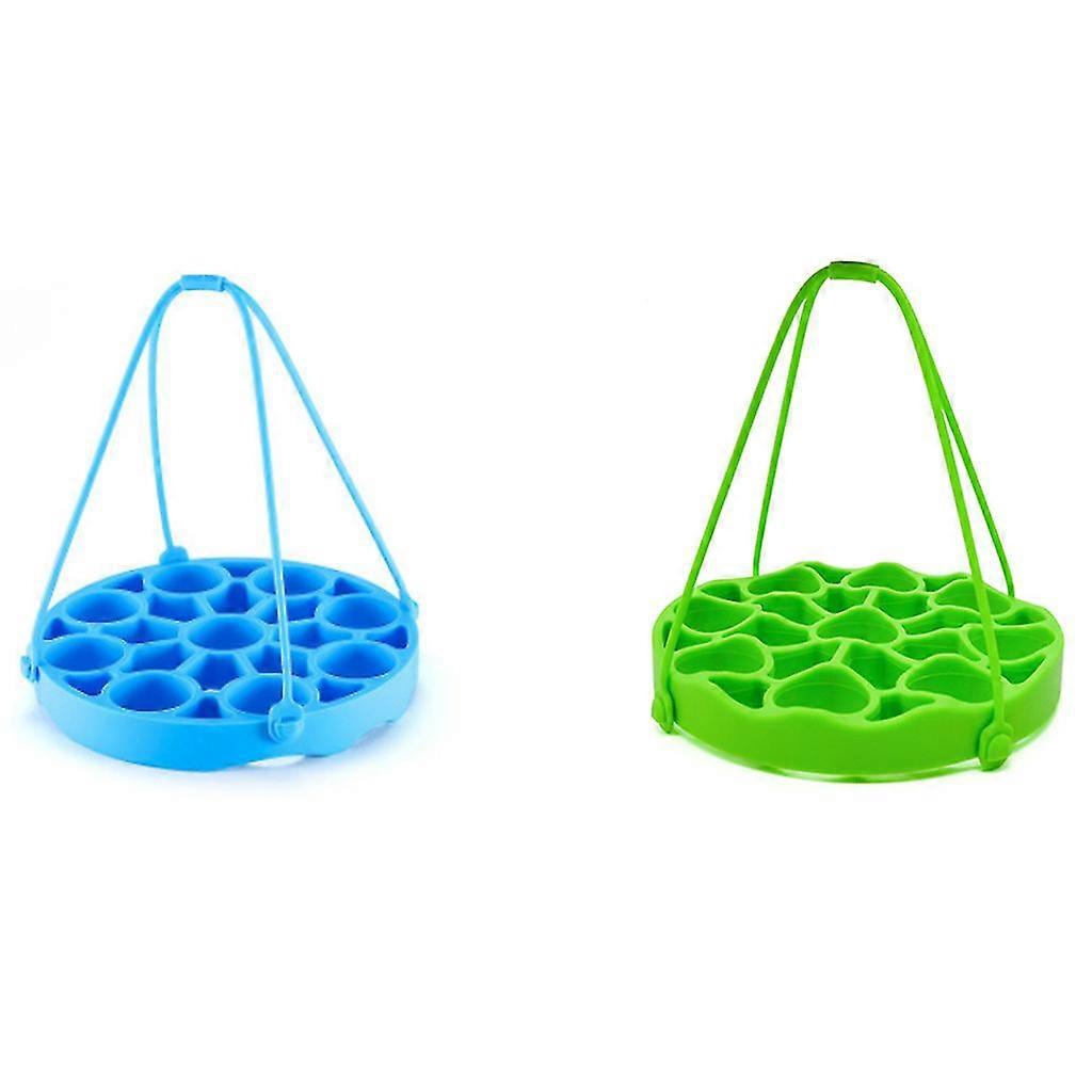 Silicone Egg Rack Rack of Steam with Handles Multifunctional Pressure Cooker Bakeware Sling Resista