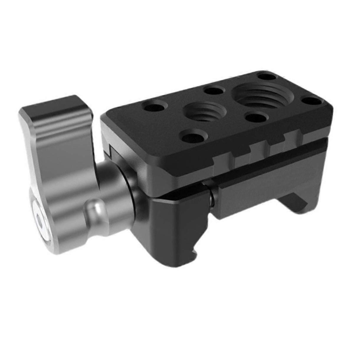 Clamp Quick Release Clamp with 1/4 3/8 Thread for Cold Shoe Support Camera Cage for Locating Microphone Magic Arm