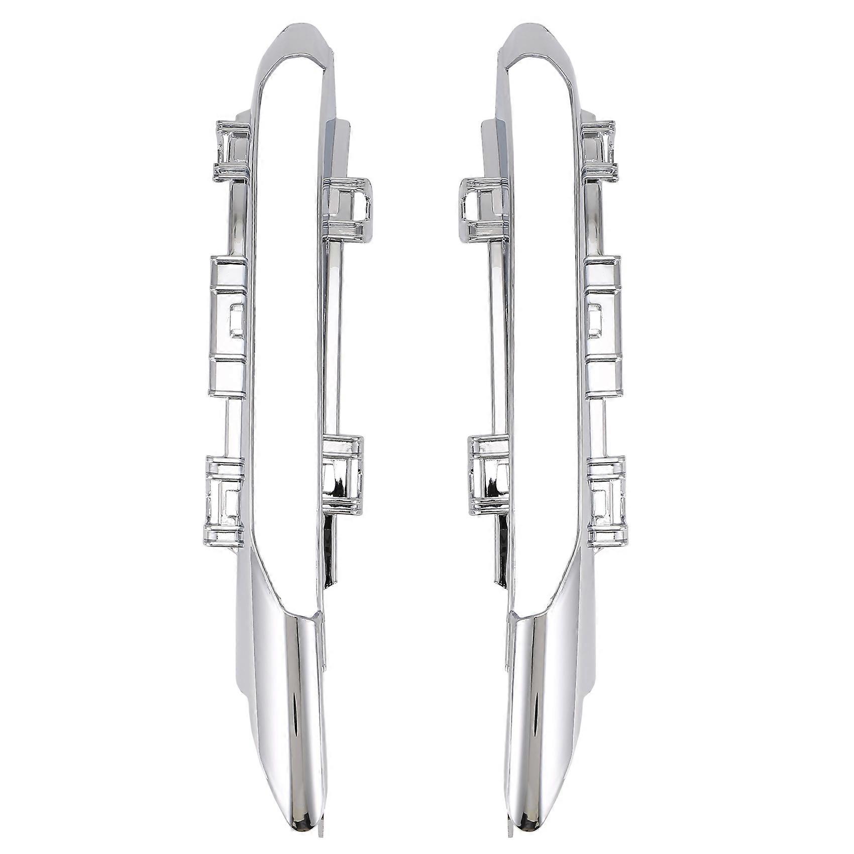 1Pair Front Daytime Running Light Fog Lamp Chroem Frame for C Class W204 2006-2011 A2048852774 2048852874