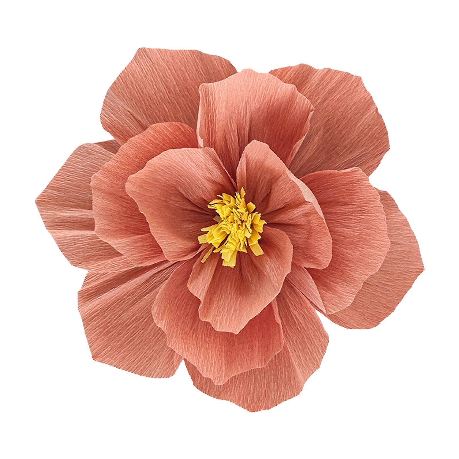 30 cm kräppapper blommor för romantisk bröllopsdekoration