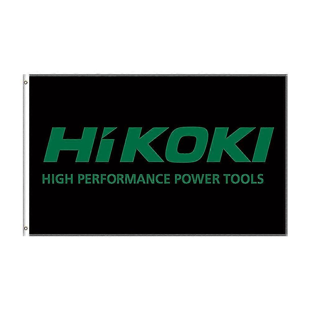 HiKOKI Logo Flag Polyester Printed Tools Banner for Decor mode 3