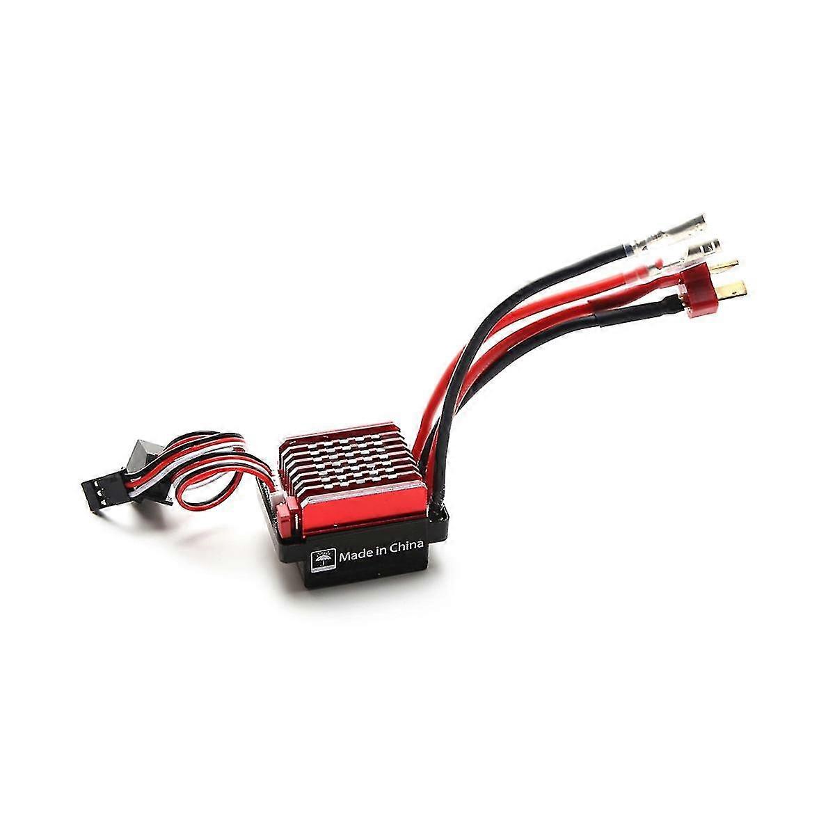 60a Waterproof Brushed Esc Speed Controller Forward Reverse Brake For 1/10 Rc Crawler Trx4 Axial Sc