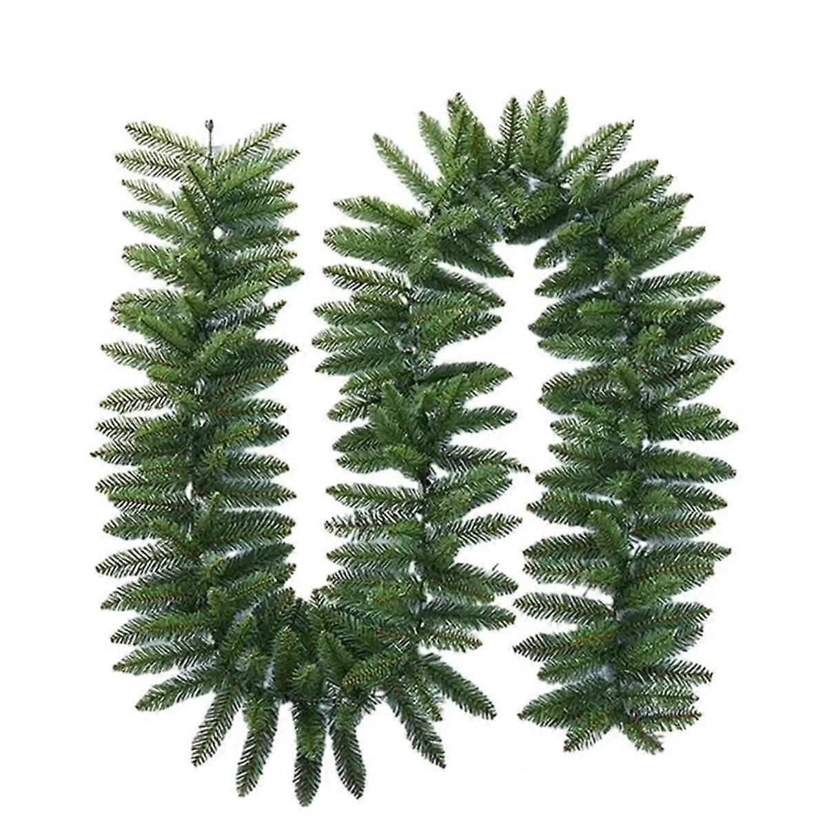9FT Christmas Garlands Artificials Greenery Garlands Suitable for Christmas Decorations Green Non-L