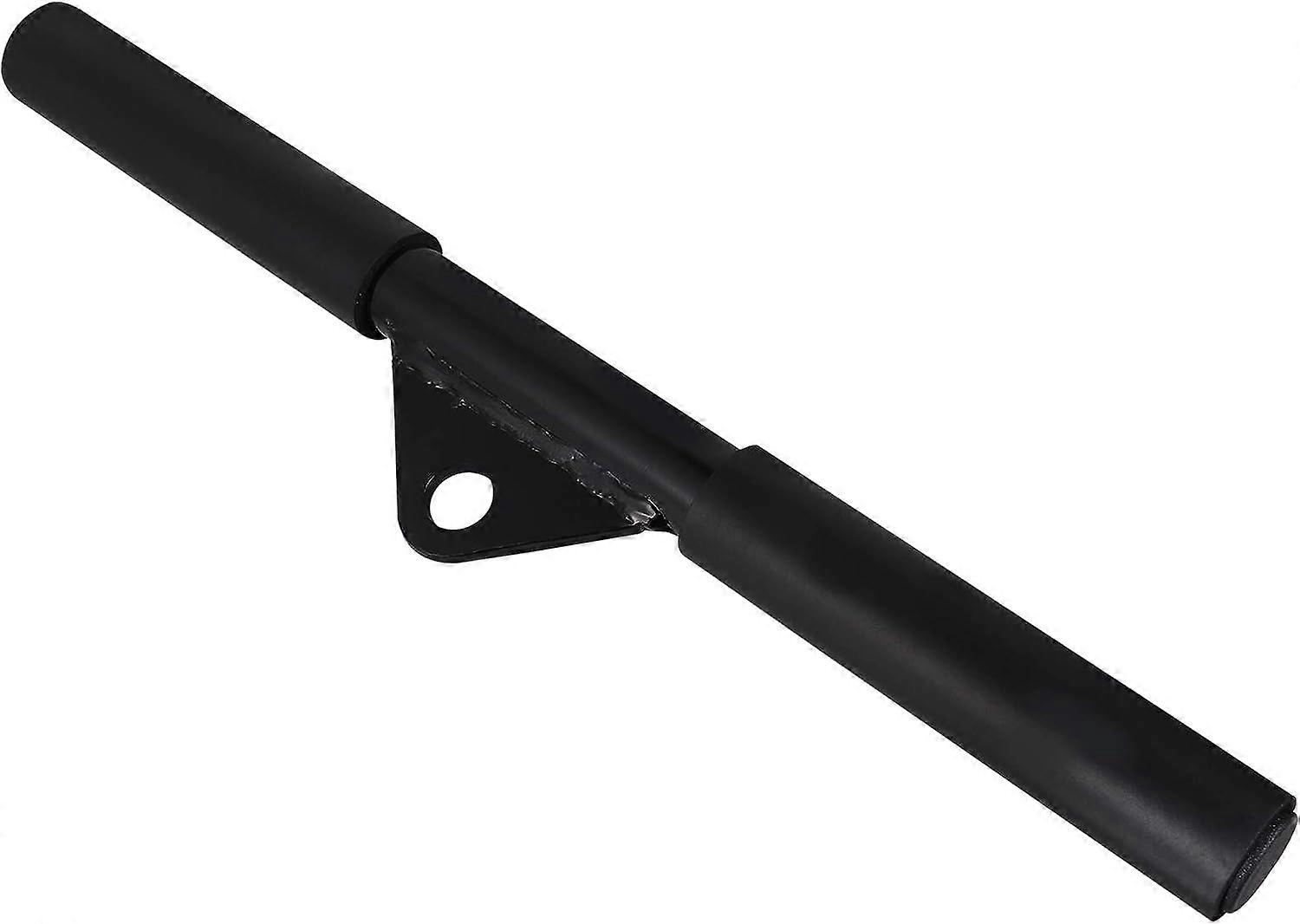 Rotating Straight Bar Biceps Pull Up Bar Pulley Cable Machine Attachment System  -6