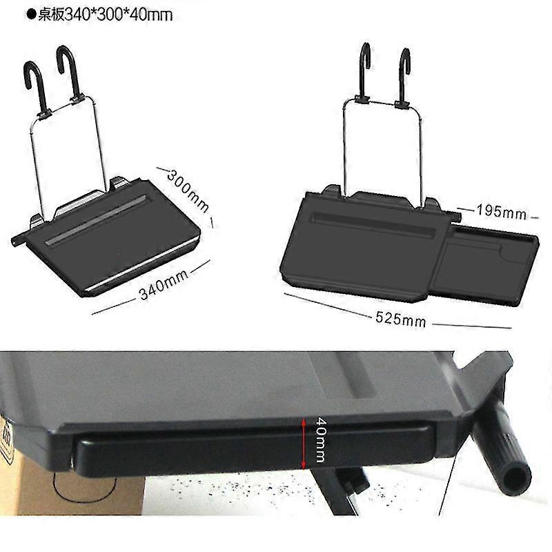 Car Shelf With Drawer Computer Frame Work Table Board Chair Back Bracket
