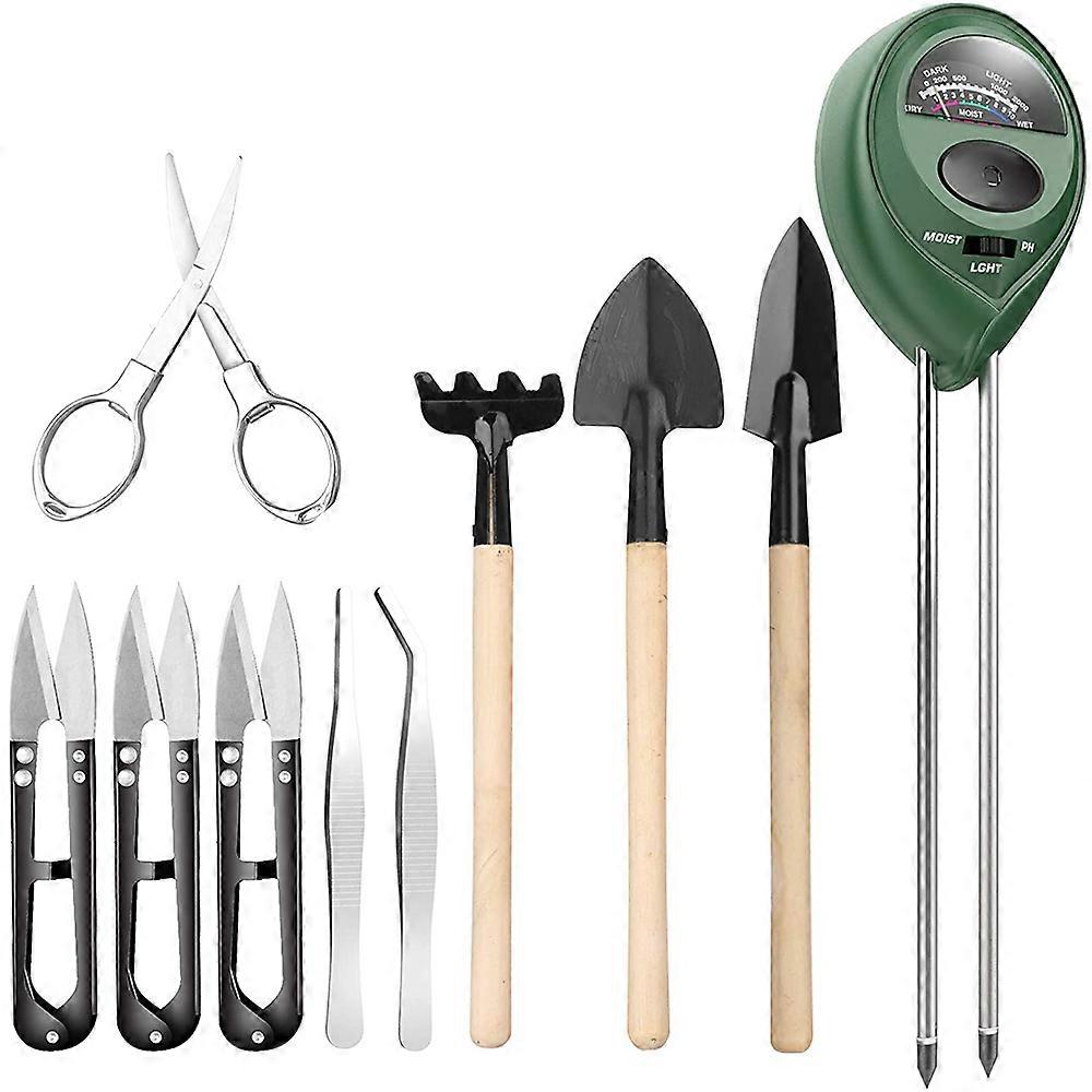 Soil Test Kits with + 9-piece Gardening Tool Set