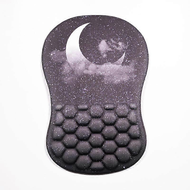 Wrist support mouse pad, ergonomic mouse pad with massage points, comfortable computer mouse pad, suitable for home office, work and study use