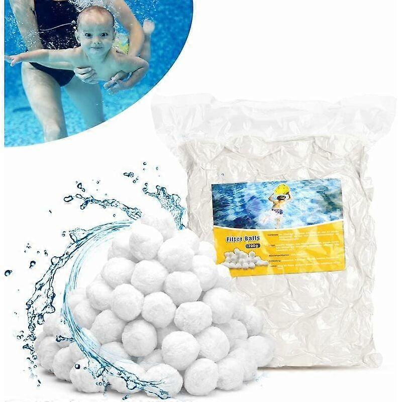 Filter Balls, 200g Reusable Swimming Pool Filter Ball, Replace Swimming Pool Filtration Sand, Suitable for Swimming Pool Filtration Systems