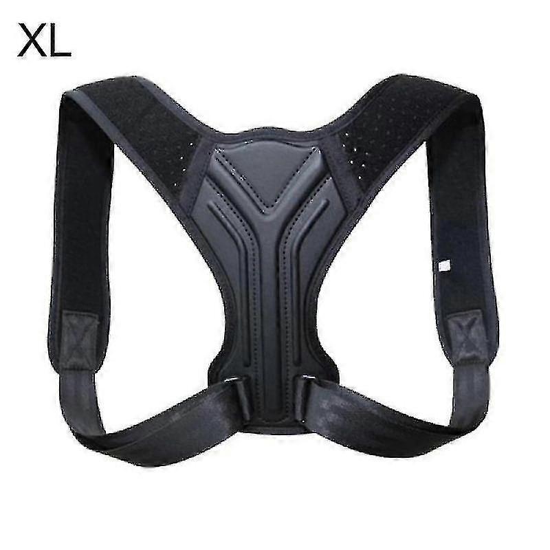 Xl Back Posture Corrector Black Brace For Neck And Shoulder Support