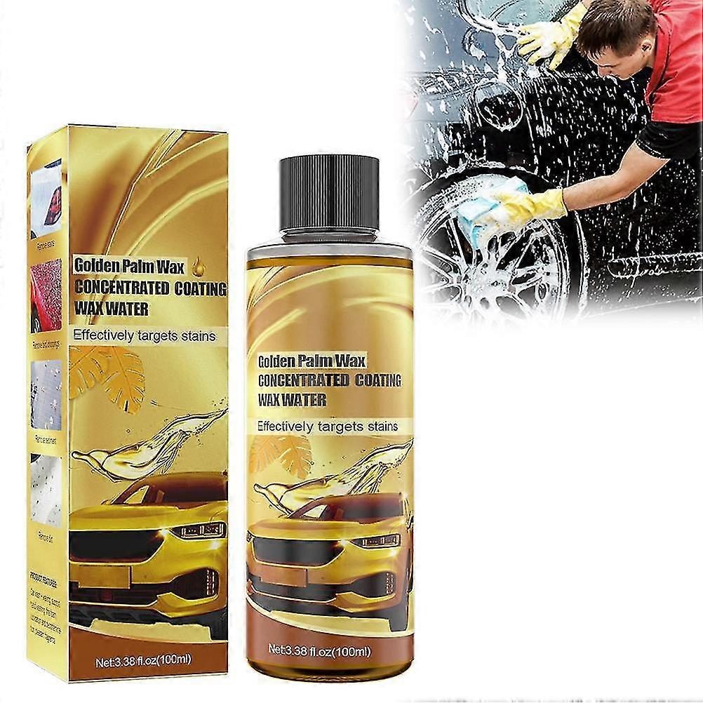 Car Wash Wax and Polish - Golden Palm Carnauba Multipurpose Foam Cleaner compatible Car