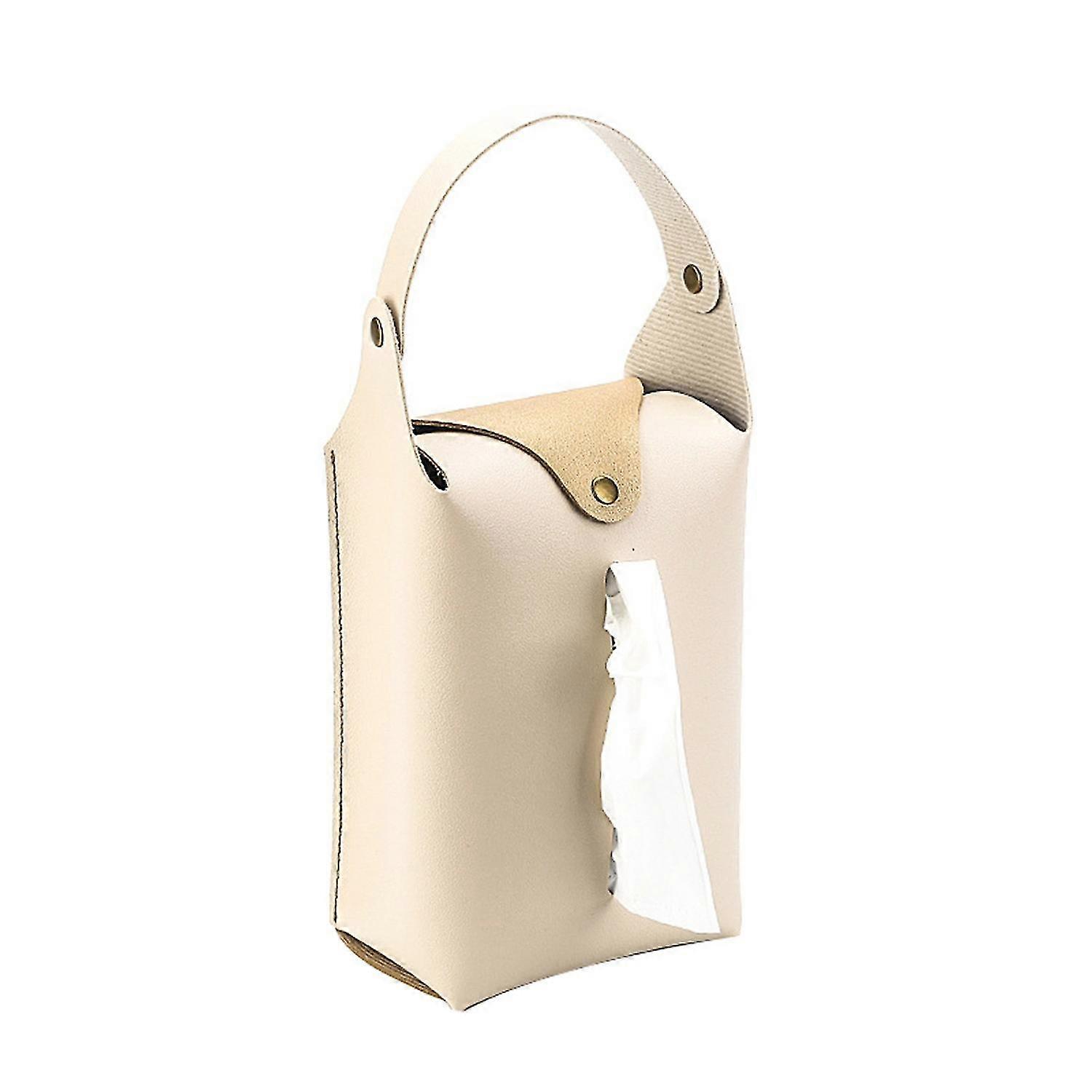 Toilet Paper Pouch Wear Resistant Foldable Colorfast Easy to Use Hanging Tissue Holder Bag for Car-ZZY