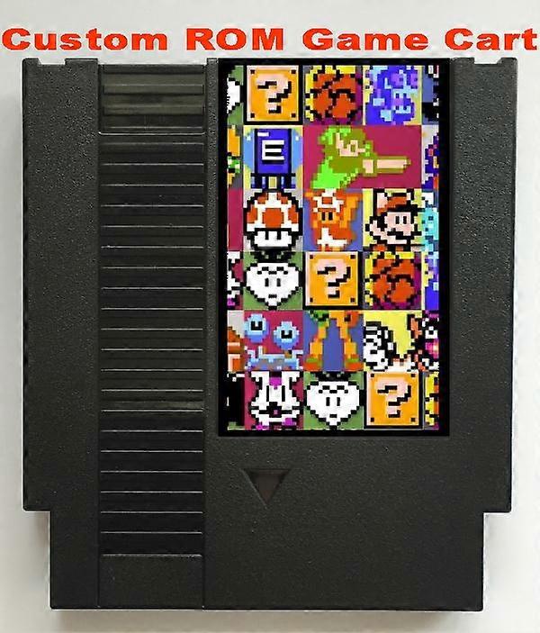 Custom make SINGLE game cartridge for NES/FC console, support Mapper 0, 3, 4 games.