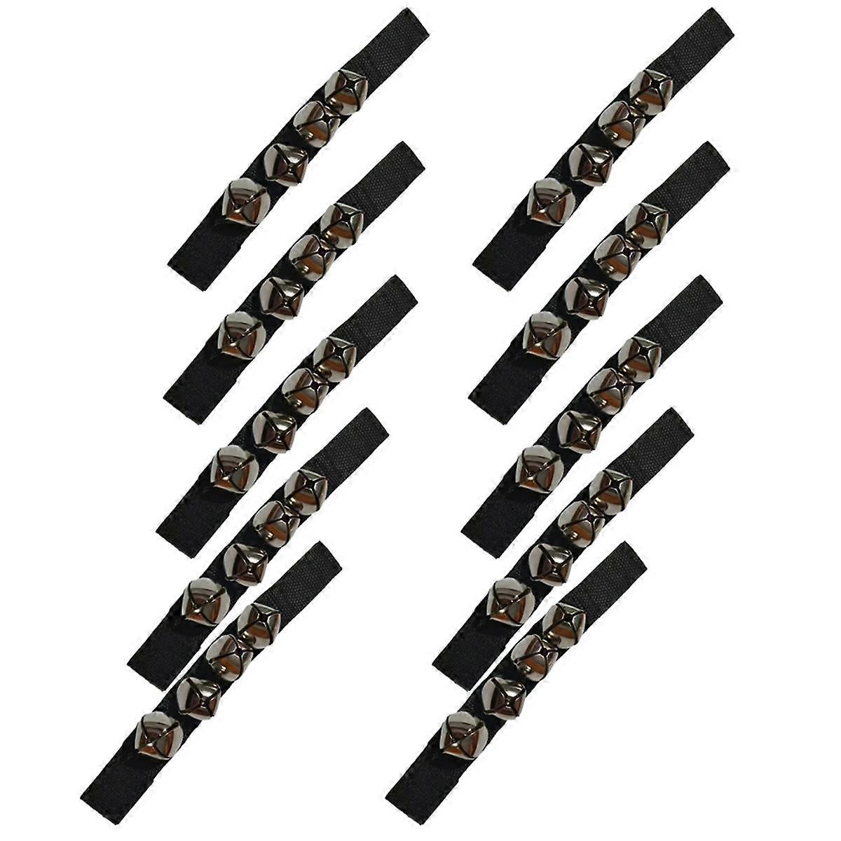 Black Orff Percussion Instrument, Hand Bell, Foot Bell, Hand Bell for Dance Performance