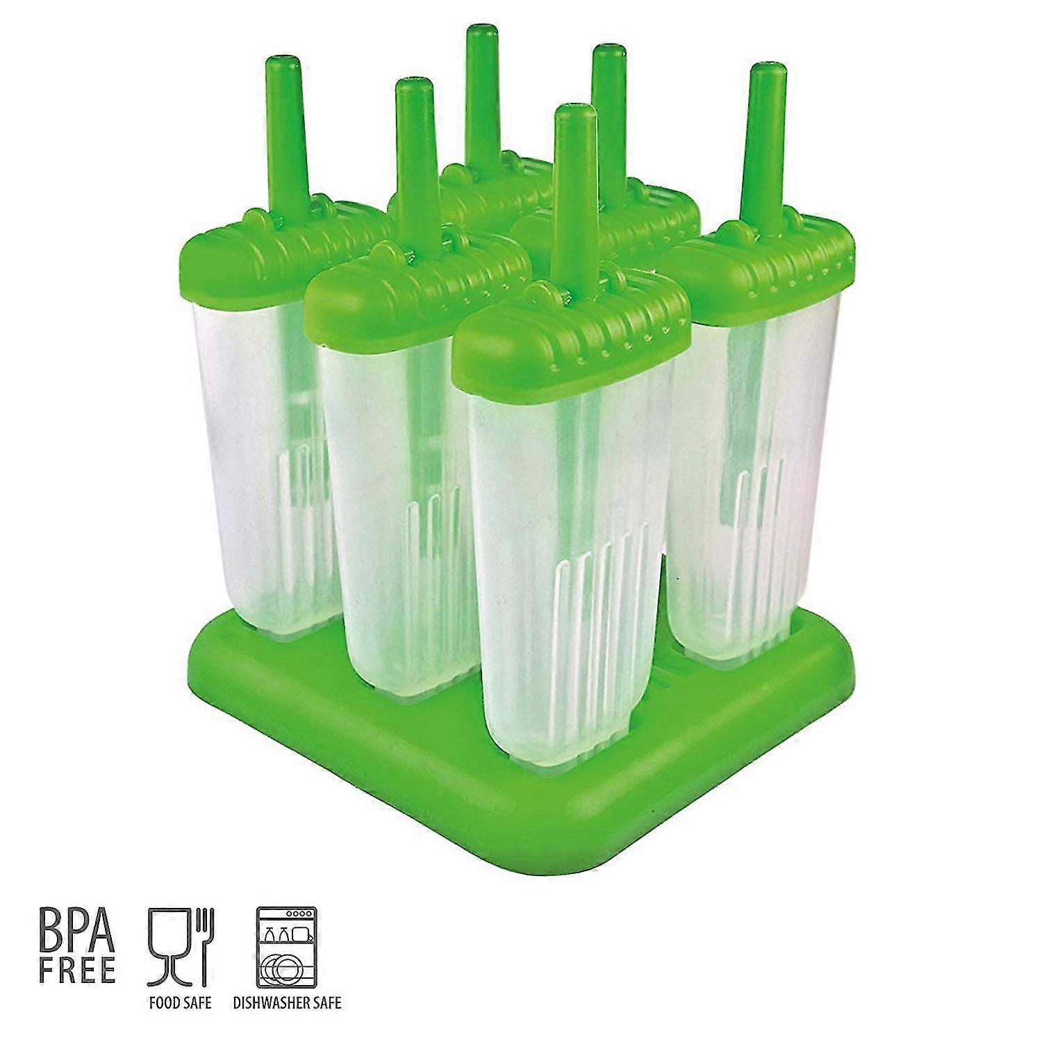 Reusable Popsicle Molds Ice Pop Molds Maker Silic Funnel- Set Of 6