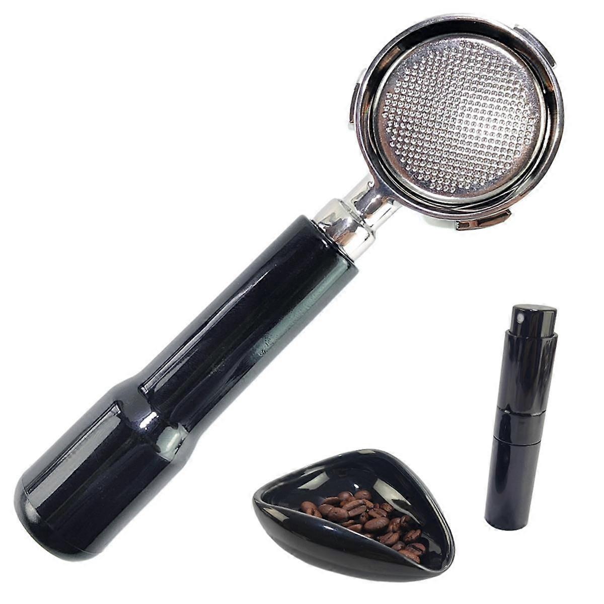 51mm Espresso Bottomless Portable Filter,Espresso Machine Accessories,Professional Coffee Beans Dosing Cup Coffee