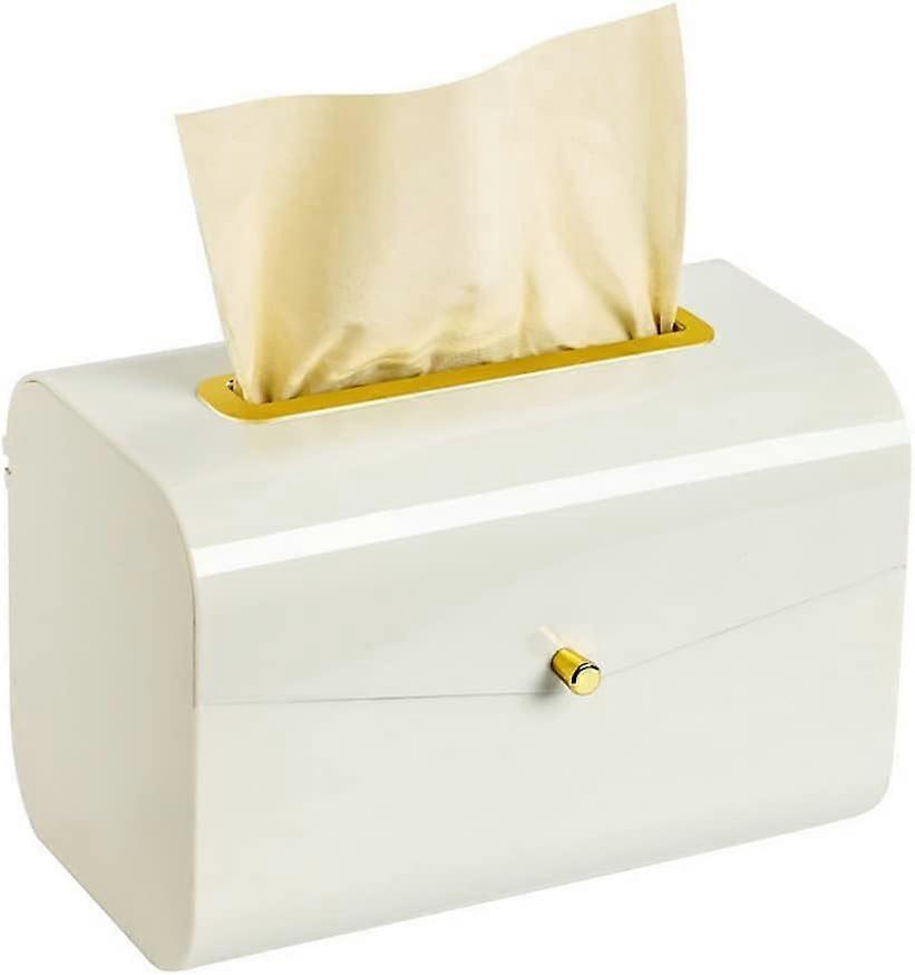 Paper Drawer, Paper Towel Box, Automatic Integrated Lifting Paper Drawer, Household Desktop Paper Towel Box (Color : D, Size : 17.9 * 11.9 * 10.6cm)