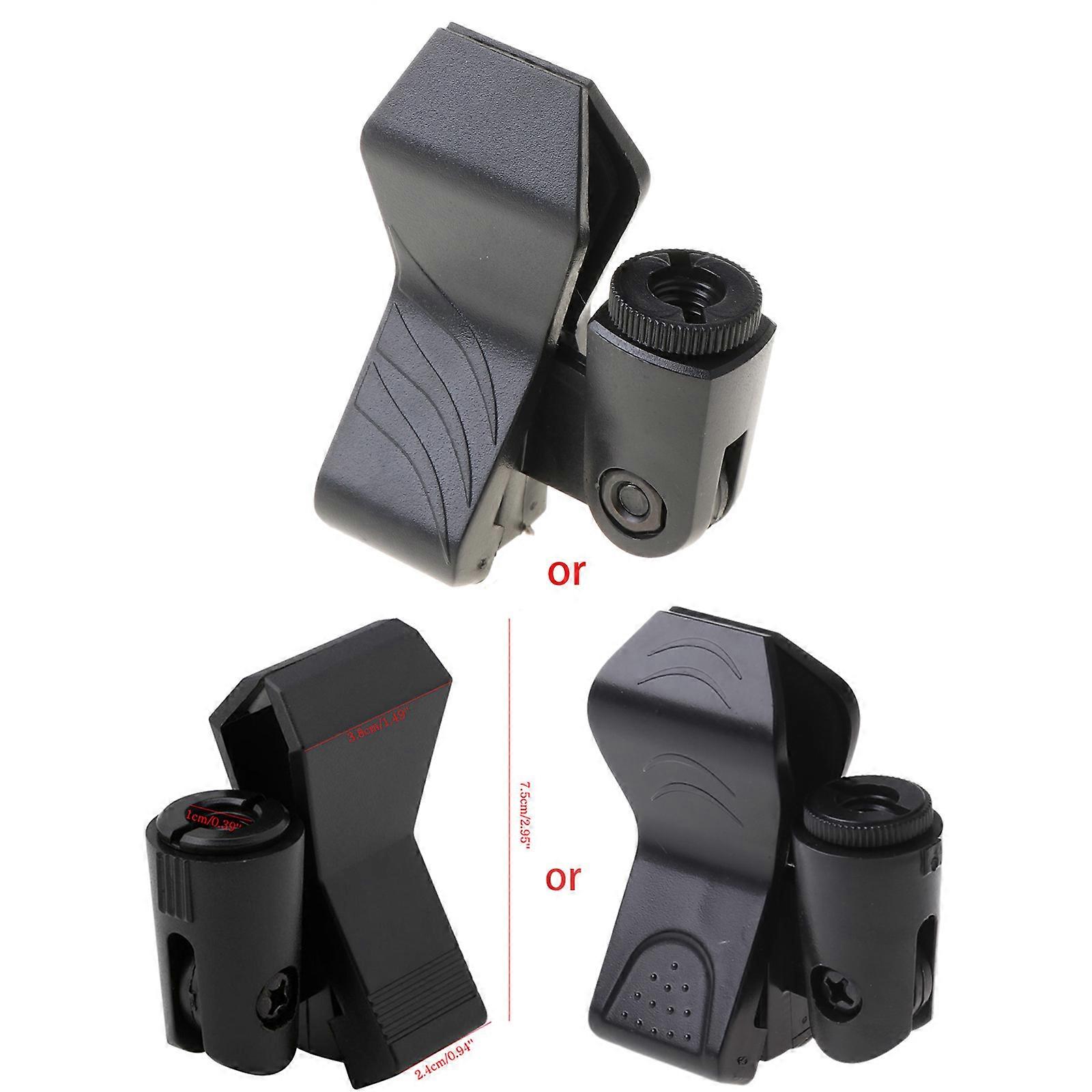 Universal Flexible Microphone Mic Stand Accessory Plastic Holder Clamp