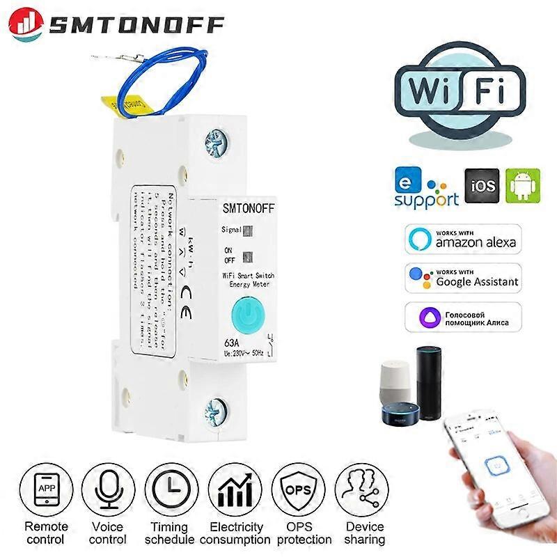 WiFi Switch with Power monitor Remote Voice control Alexa echo google by eWelink for Smart Home Overload Overvoltage protection