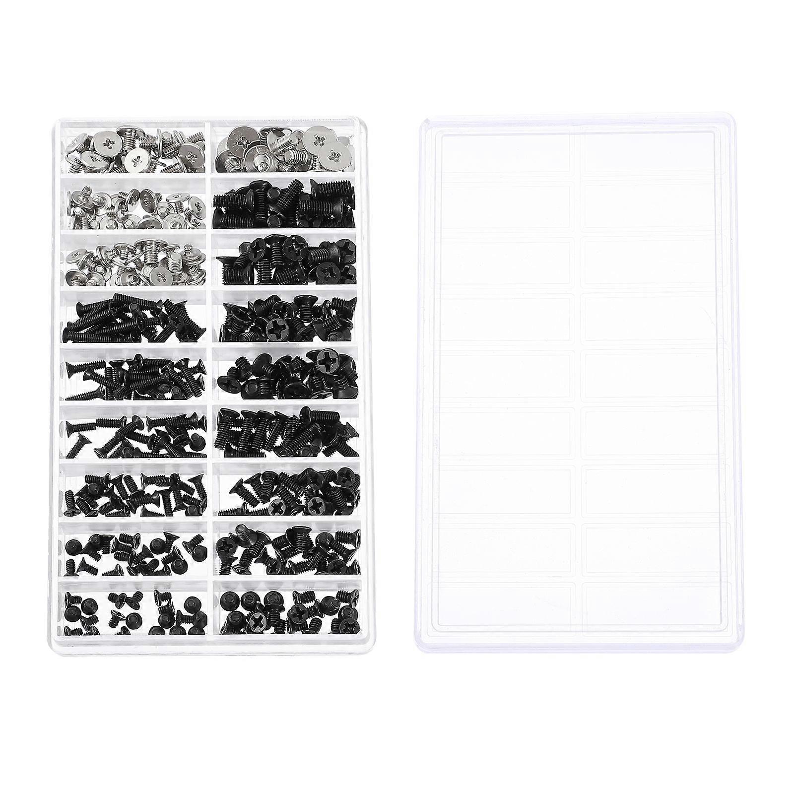 1 Set Countersunk Head Screw Computer Component Repairing Flat Fixing Screw