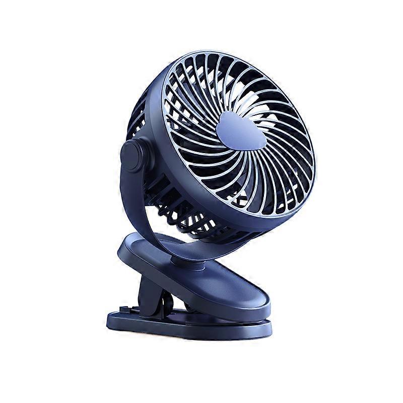 Portable Desk Clip Fan with Night Lights Small USB Travel Fan