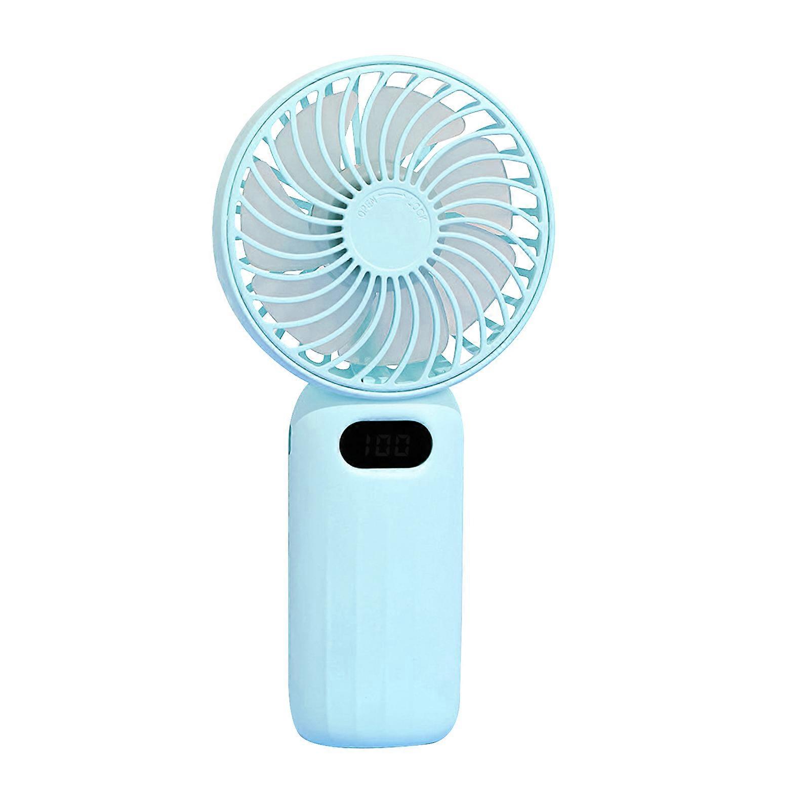 2023 New Mini Handheld Fan, 3000mAh USB Rechargeable, 3 Speeds, Portable for Home, Office, Student