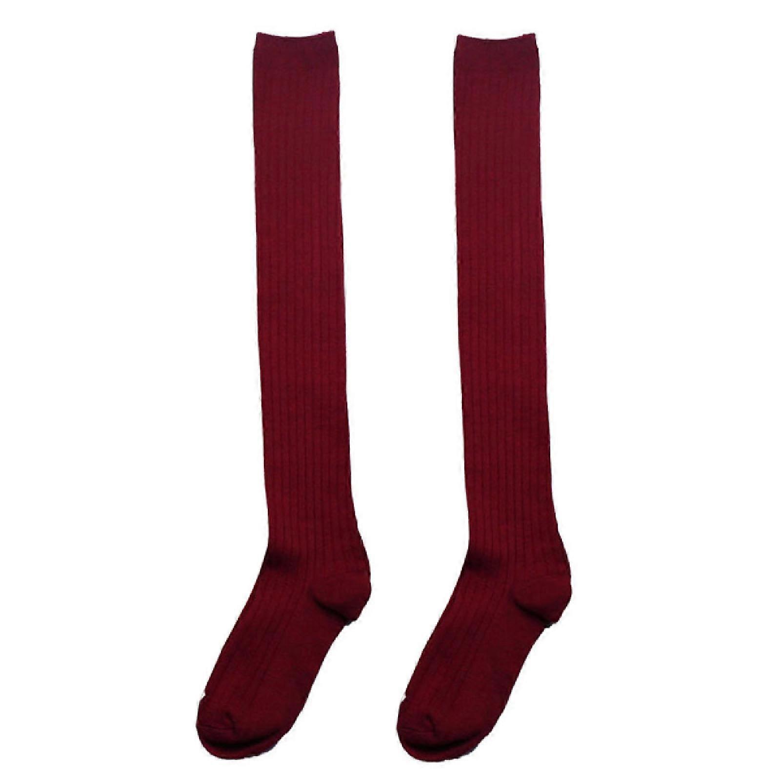 Socks Non-Slip Warm Cotton Over Knee Socks for Winter