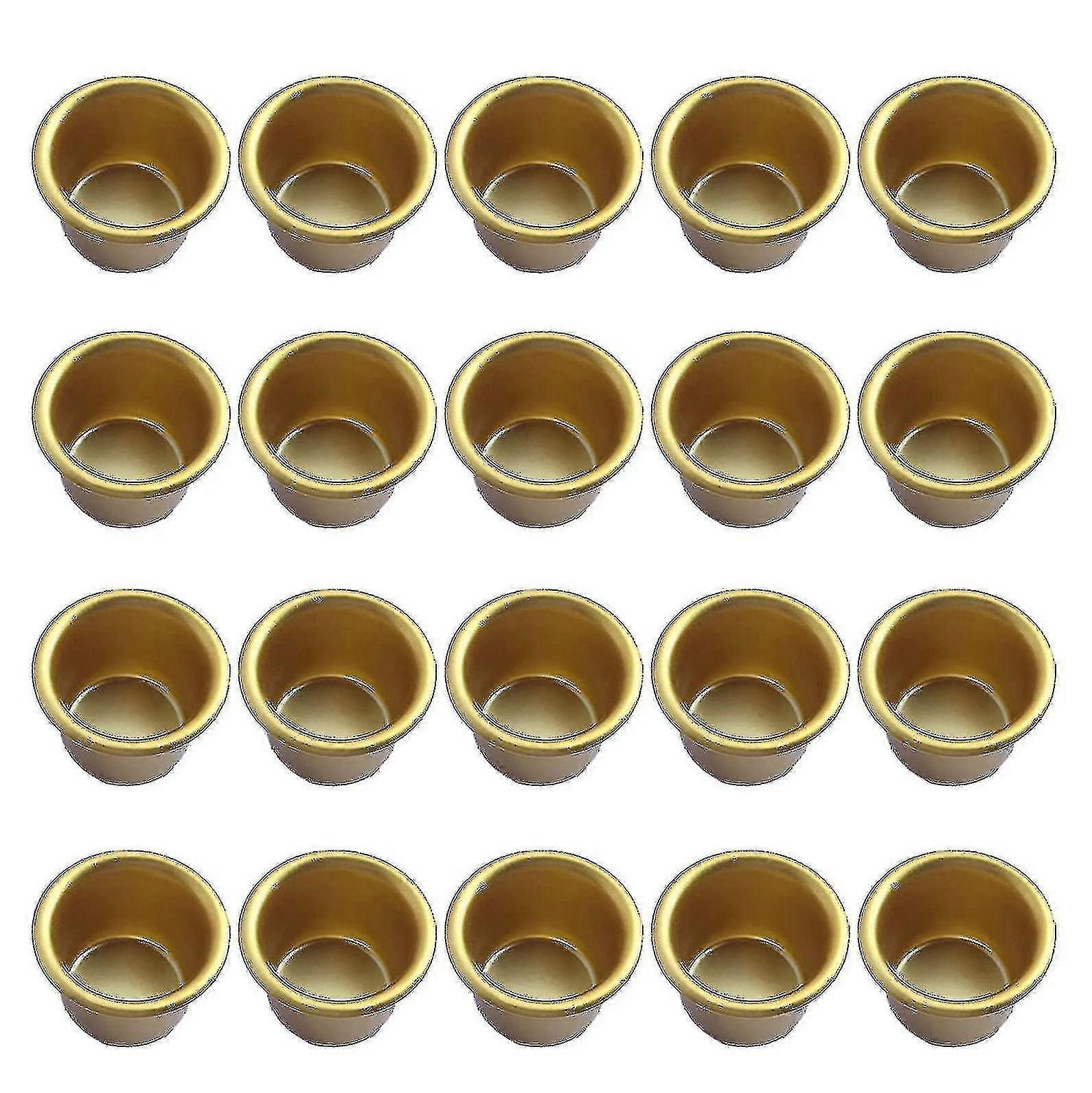 20-pack Metal Candle Insert Holder Set, Compatible With Tree Candle Holders