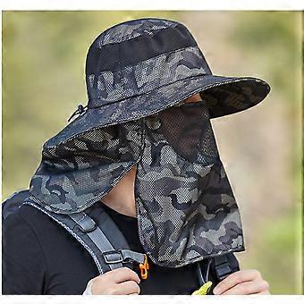 Leories Outdoor Quick-Dry Sun Hat - UPF 50+ Fishing Camping Hat With Adjustable Drawstring