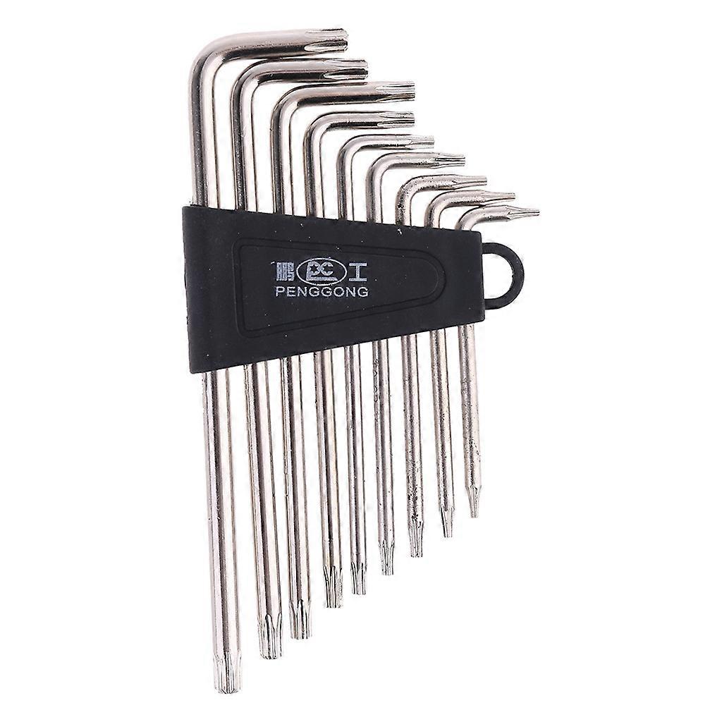 9 Pcs Hex for Key Wrench Sets Torx L Shape Repair Tool Screwdriver Tool Set Usef