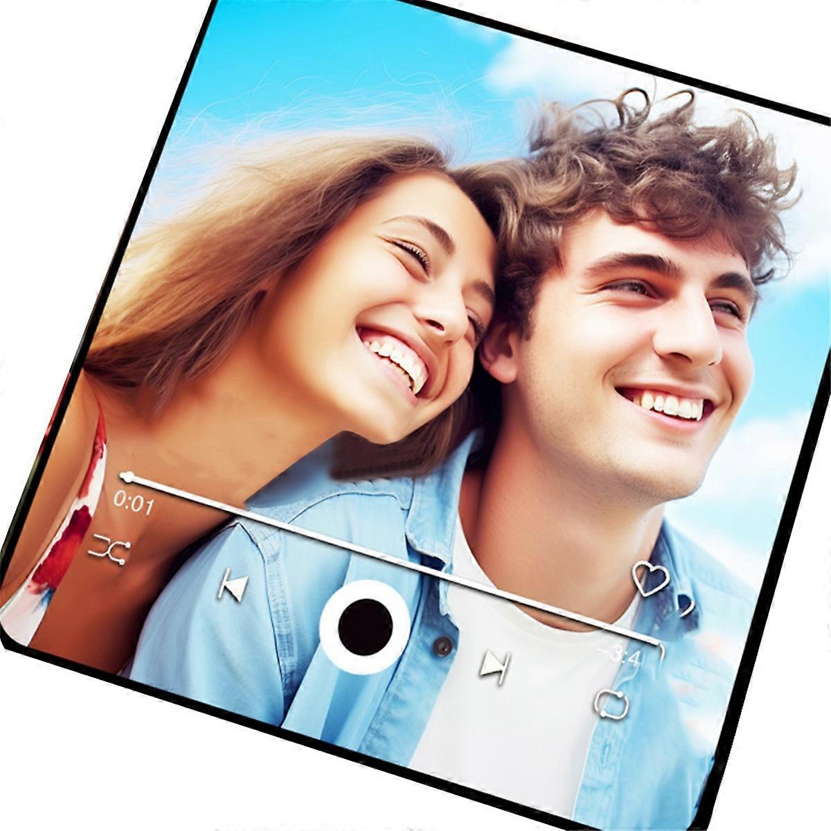 Customized music refrigerator stickers can play songs, image cannot be customized