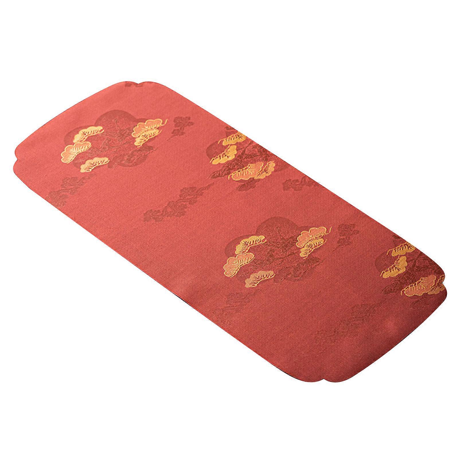 Tea Set Mat Decorative Washable Exquisite Embroidery Tea Ceremony Mat for Tabletop