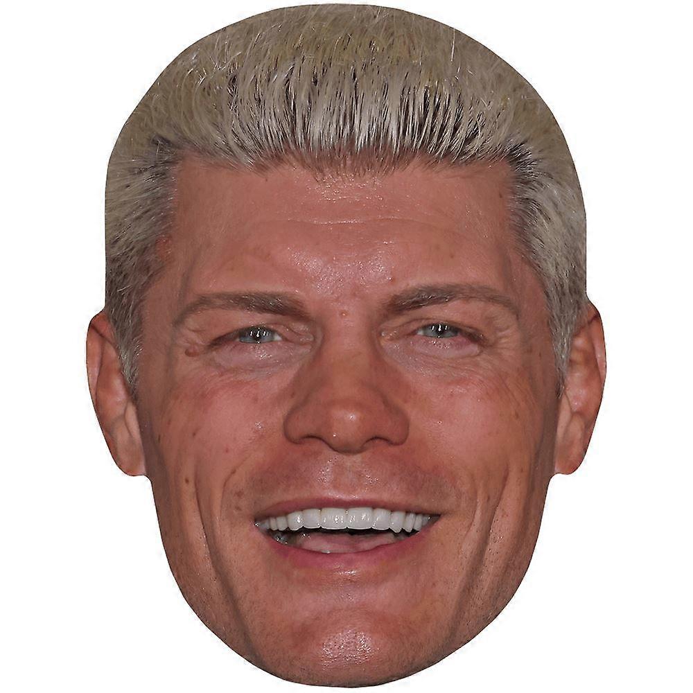 Cody Rhodes (Smile) Celebrity Mask, Flat Card Face