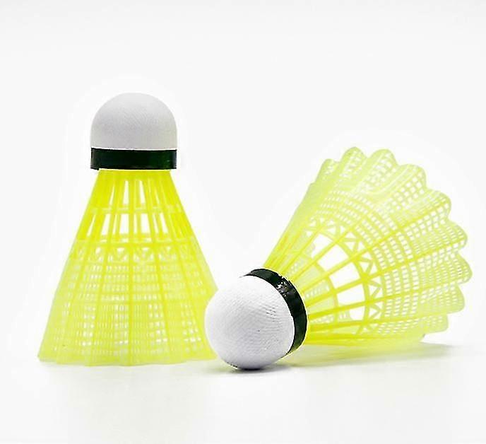 6 Pa Nylon Badminton Shuttlecos Birdies, Baseball/softball Batting Training High Speed Badminton Balls With Stable Durable, Ideal Hitting Practi,6030