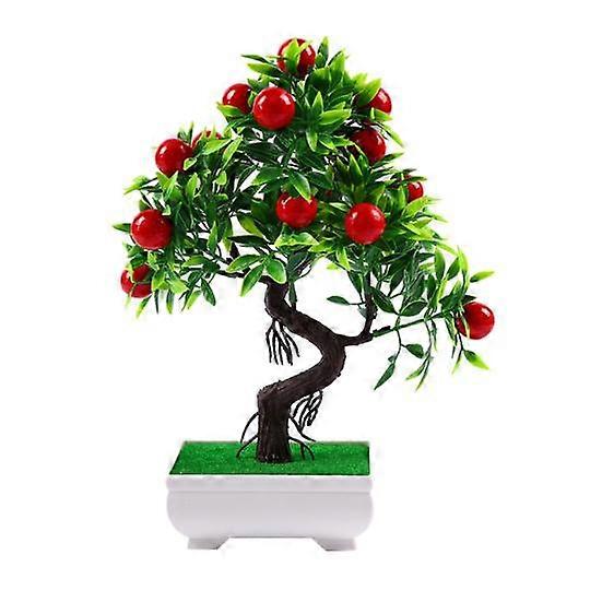 1Pc Artificial Flower Fruit Tree Miniascape Restaurant Home Table Bonsai Decor?
